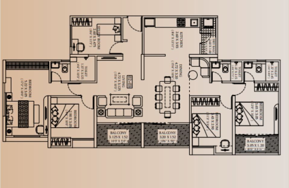 Ceratec west winds 4.5 bhk