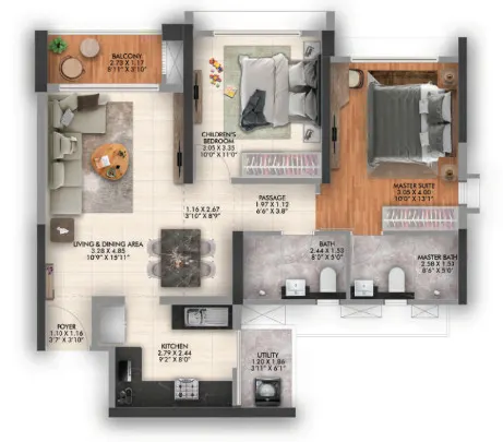 Joy on the treetops - 2bhk