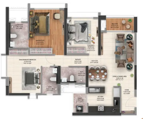 Joy on the treetops - 3bhk