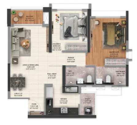 Joy on the treetops - 2bhk